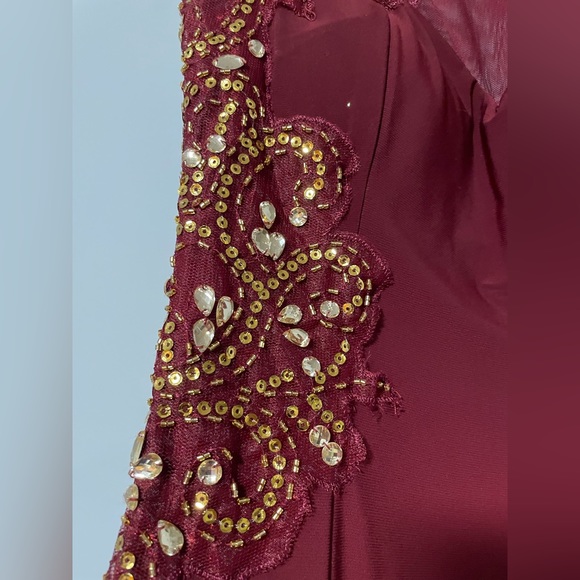 Dresses Dillards Burgundy Formal Dress Poshmark